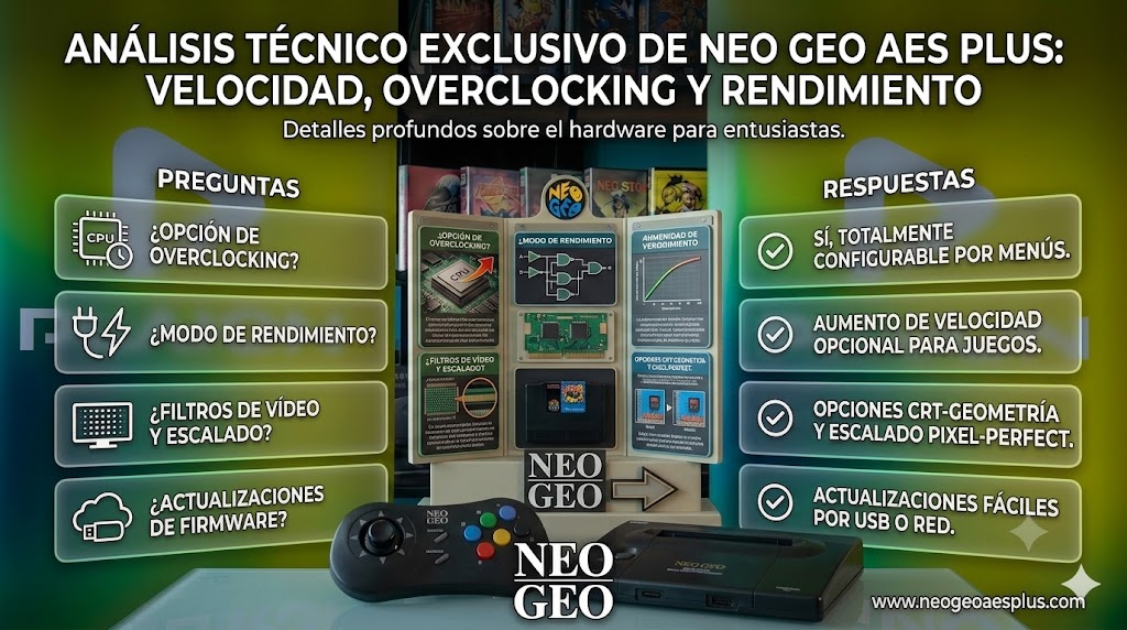 Neo Geo AES Plus: technical details and overclocking capabilities confirmed